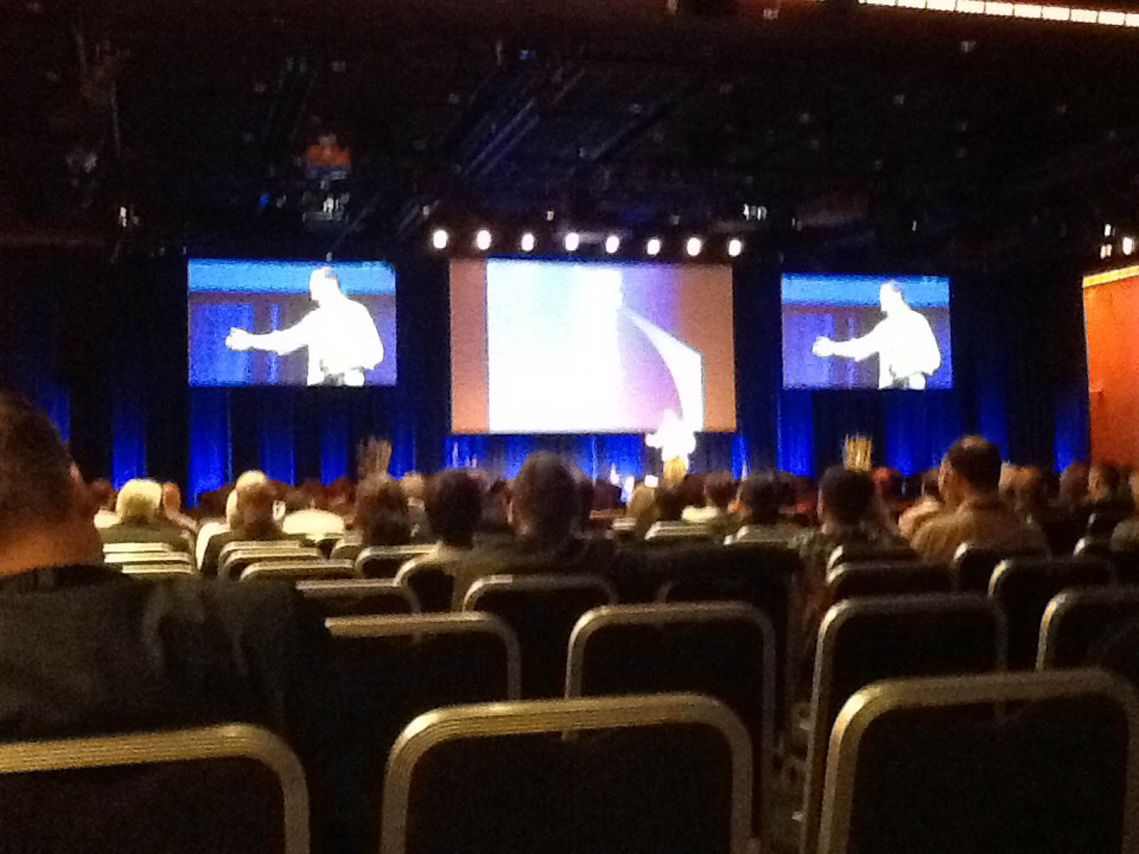 Large conference stage