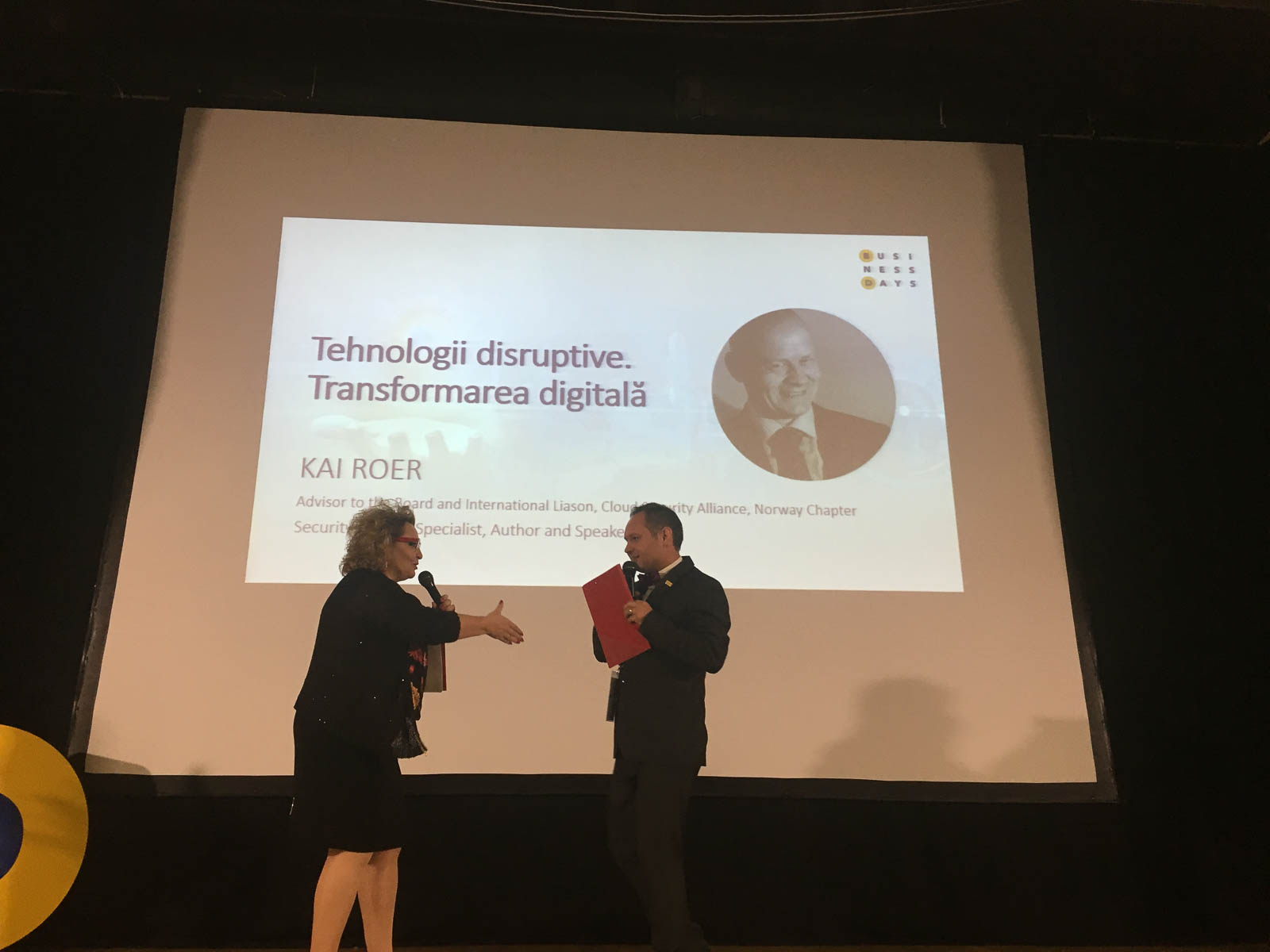 Business Days 2016 speaker